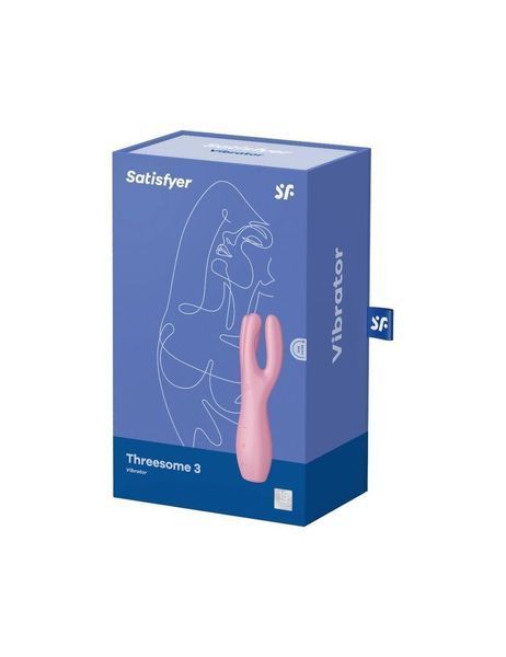 Клиторальный вибратор Satisfyer Threesome 3 Pink с 3 моторами и 12 режимами вибрации SO-SO6101 фото