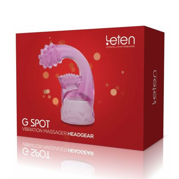 Насадка для вібромасажера Leten G-Spot 3, TPE, 40x82 мм, м'яка та гнучка SO-SO3606 фото