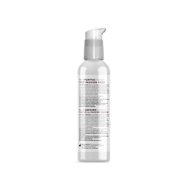 Лубрикант Swiss Navy 4 in 1 Wild Passion Fruit 118 мл, водный, с разогревающим эффектом и съедобным вкусом SO-SO5719 фото