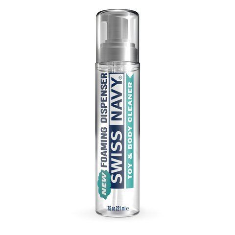 Очищувальна пінка Swiss Navy Toy & Body Cleaner 221 мл з олією лаванди та чайного дерева, антибактеріальна SO-SO5728 фото