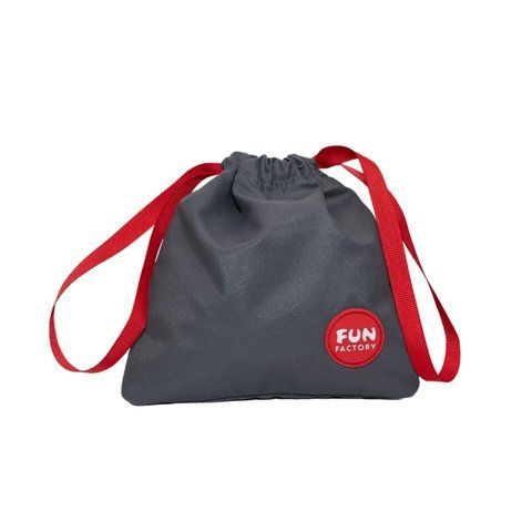 Сумка для секс-іграшок Fun Factory TOYBAG S, сіра, 14x14 см, стильний і практичний кисет SO-SX1009 фото