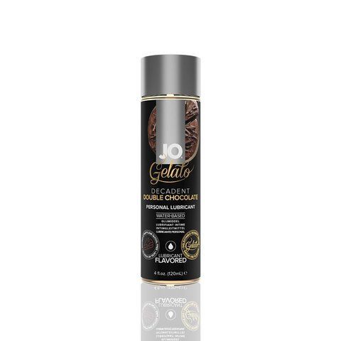 Смазка на водной основе JO GELATO Double Chocolate 120 мл без сахара и парабенов для оральных ласк и секса SO-SO3503 фото