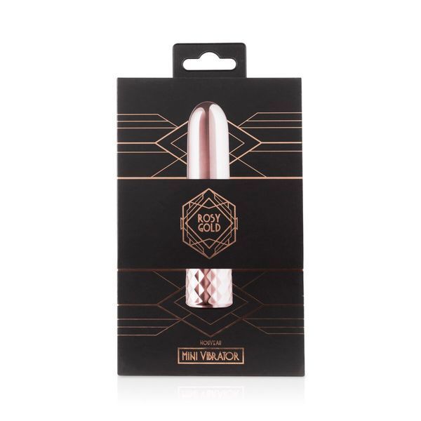 Міні-вібратор Rosy Gold Nouveau з 10 режимами, рожеве золото, 9 см SO-SO4598 фото