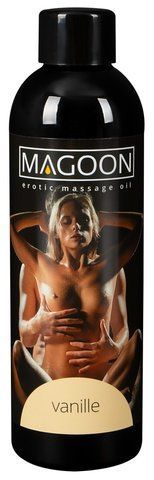 Масло для масажу Magoon Vanille 200 мл - розслабляючий аромат ванілі для інтимного задоволення B-ORI-627151 фото