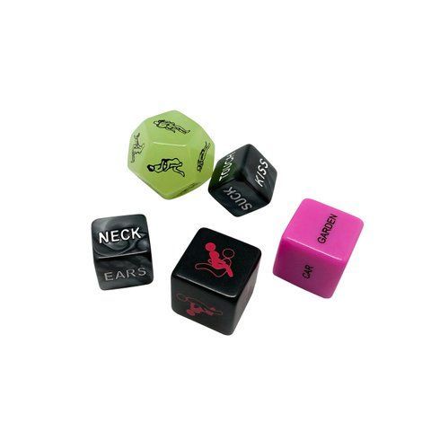 Набор игральных кубиков Wooomy Ooo 5 Dice Set для сексуальных игр и необычных свиданий SO-SO7403 фото