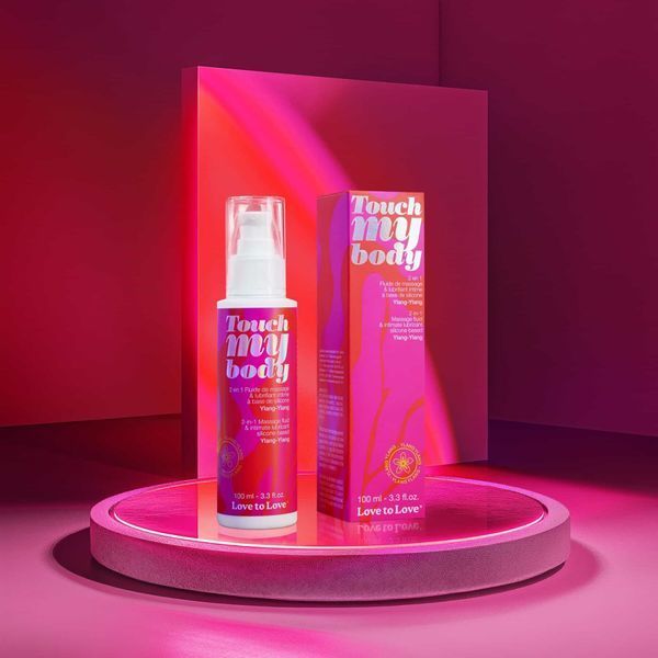 Массажный гель и смазка 2в1 Love To Love TOUCH MY BODY Иланг-Иланг 100 мл увлажняющий для массажа и интимной близости SO-SO2700 фото