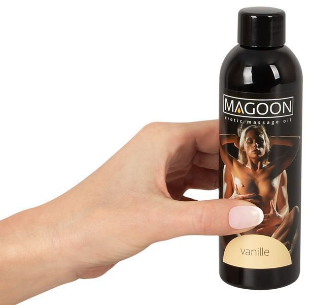 Масло для масажу Magoon Vanille 200 мл - розслабляючий аромат ванілі для інтимного задоволення B-ORI-627151 фото