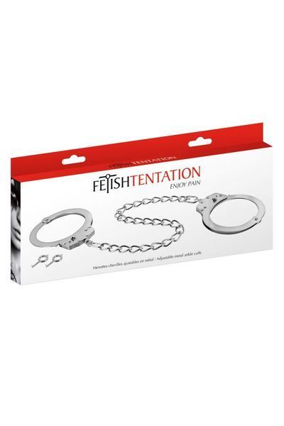 Поножі Fetish Tentation Adjustable металеві наручники для щиколоток, регульовані SO-SX1089 фото