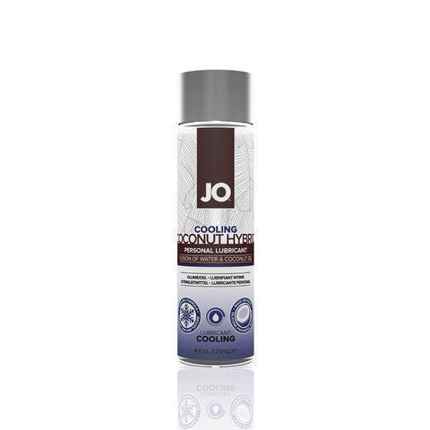 Охлаждающая смазка-крем JO Coconut Hybrid с кокосовым маслом 120 мл SO-SO1698 фото