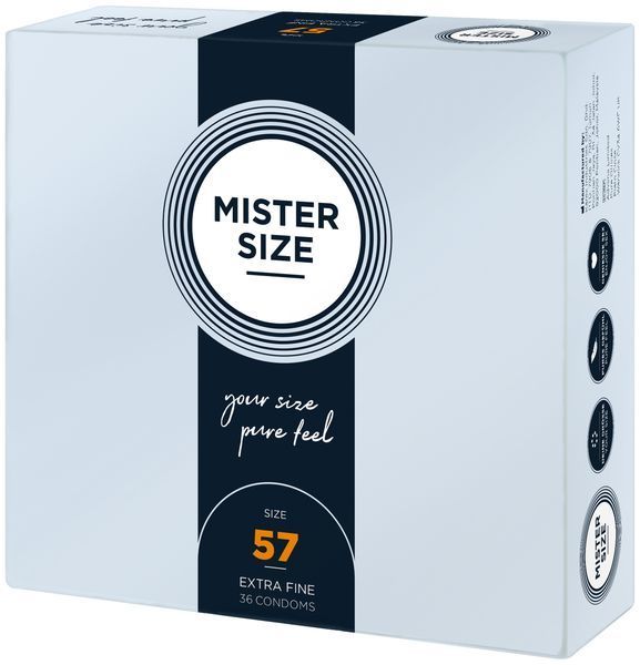 Презервативы Mister Size 57mm для веганов, толщина 0,05 мм, 1 шт B-ORI-413747 фото