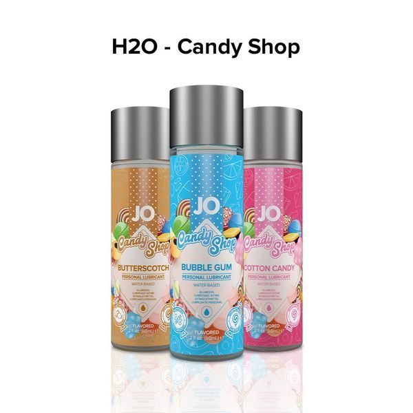Лубрикант на водной основе JO H2O Candy Shop Bubblegum 60 мл без парабенов и сахара SO-SO2619 фото