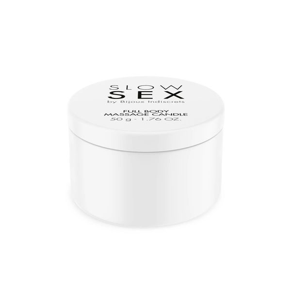 Масажна свічка Bijoux Indiscrets SLOW SEX 50 г - натуральне масажне масло для тіла, зволоження та прелюдія SO-SO9341 фото