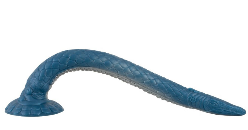 Фаллоімітатор з присоскою Eel of Ecstasy, 46 см, рідкий силікон, для страпонів B-ORI-5003385-1 фото