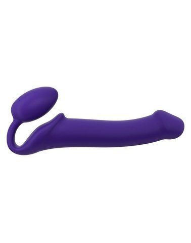 Безремінний страпон Strap-On-Me Violet L, 3,7 см, регульований, водостійкий, для пар SO-SO2708 фото
