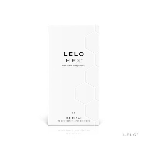 Презервативи LELO HEX Original 12 шт, тонкі та суперміцні, з гексагональною текстурою, для природних відчуттів SO-SX1294 фото