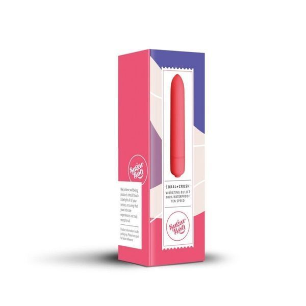 Вібропуля SugarBoo Coral Crush, 10 рівнів інтенсивності, водонепроникна, для інтимної стимуляції SO-SO6627 фото