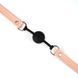 Кляп Liebe Seele Dark Candy Pink Ball Gag для BDSM игр, регулируемый, силиконовый SO-SX1658 фото 3