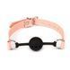 Кляп Liebe Seele Dark Candy Pink Ball Gag для BDSM игр, регулируемый, силиконовый SO-SX1658 фото 1