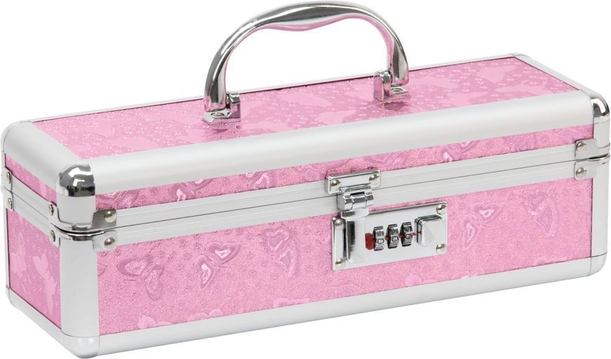 Кейс для зберігання секс-іграшок BMS Factory The Toy Chest з кодовим замком, рожевий, вологозахисний 30.5 см SO-SO5563 фото