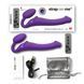 Безремінний страпон з вібрацією Strap-On-Me Violet M, діаметр 3,8 см, пульт ДУ, 3 мотори для одночасного оргазму SO-SO3825 фото 6
