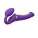 Безремінний страпон з вібрацією Strap-On-Me Violet M, діаметр 3,8 см, пульт ДУ, 3 мотори для одночасного оргазму SO-SO3825 фото 1