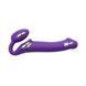 Безремінний страпон з вібрацією Strap-On-Me Violet M, діаметр 3,8 см, пульт ДУ, 3 мотори для одночасного оргазму SO-SO3825 фото 4