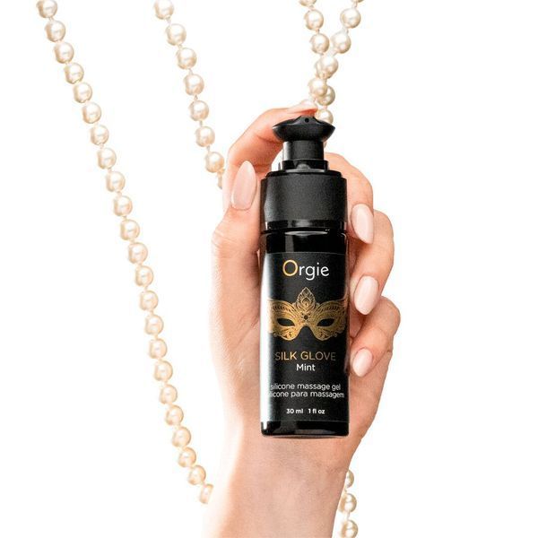Набор для жемчужного массажа Orgie Pearls Lust Massage 30 мл с силиконовым гелем и ожерельем SO-SX1536 фото