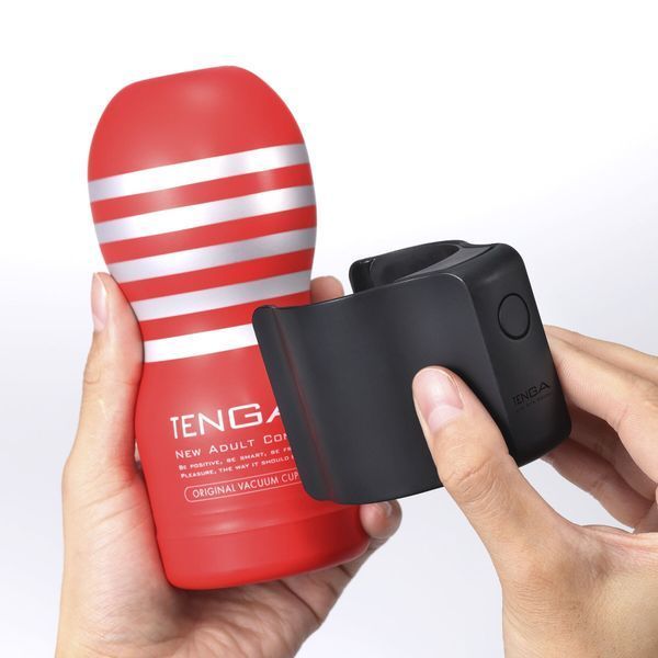 Вибронасадка Tenga CUP VIBRATOR с 7 режимами и 2 мастурбаторами в комплекте SO-SX2290 фото