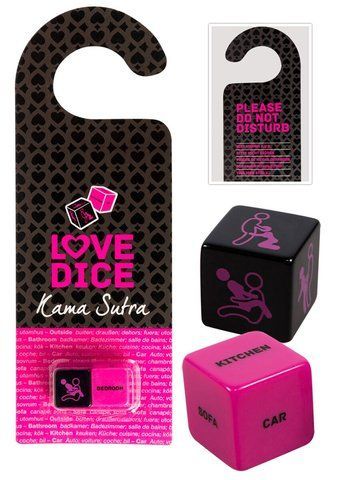 Игральные кубики Tease & Please - Kama Sutra Love Dice для пар, развлечение и интимная игра SO-SX3048 фото