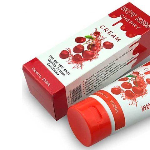 Лубрикант на водній основі "Hot Kiss" 200 мл - Вишня, інтимна змазка для сексу та мастурбації MS-X0000472 фото