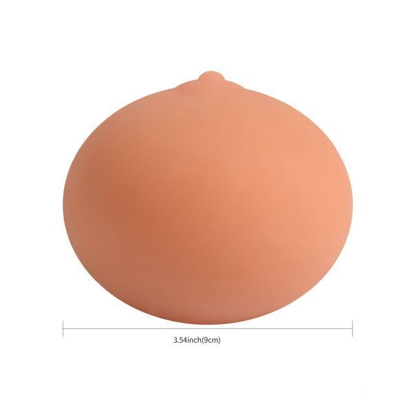 Антистрес грудь Lady Sexy Breast M, тілесний, 90 мм, кібер-шкіра, для зняття стресу B-XS-MA40004 фото
