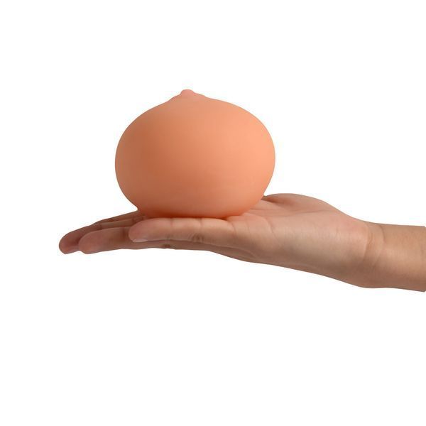 Антистрес грудь Lady Sexy Breast M, тілесний, 90 мм, кібер-шкіра, для зняття стресу B-XS-MA40004 фото