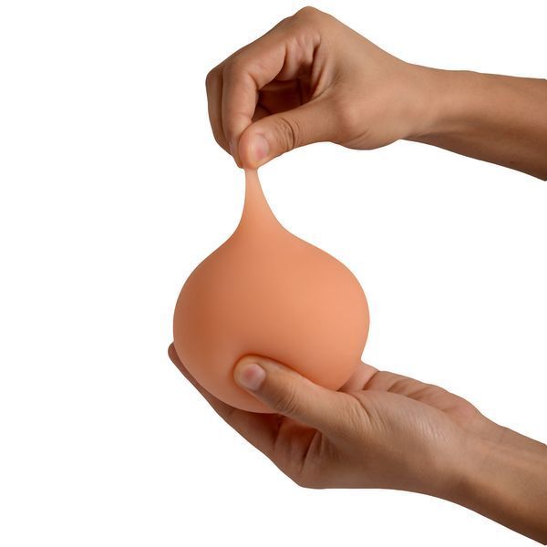 Антистрес грудь Lady Sexy Breast M, тілесний, 90 мм, кібер-шкіра, для зняття стресу B-XS-MA40004 фото