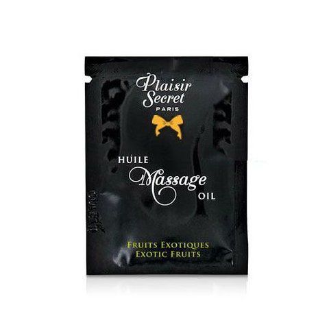 Пробник масажної олії Plaisirs Secrets Exotic Fruits 3 мл з афродизіаками для розслаблювального масажу SO-SO1206 фото