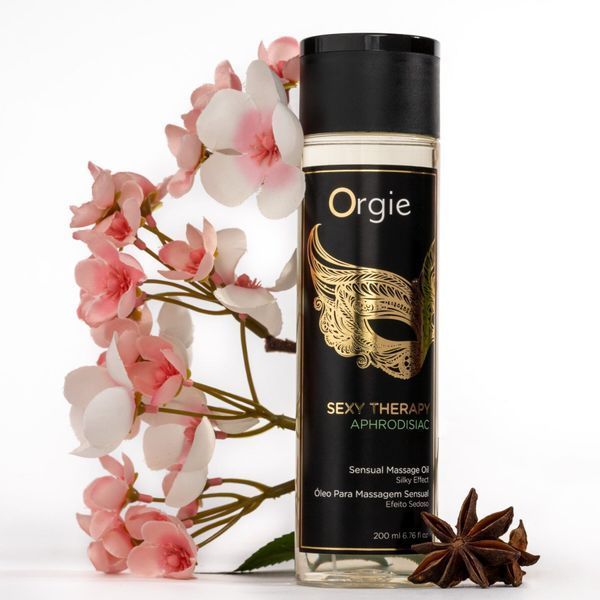 Массажное масло Orgie Sexy Therapy Aphrodisiac 200 мл - увлажняющее, ароматное, для массажа и прелюдии SO-SX1543 фото