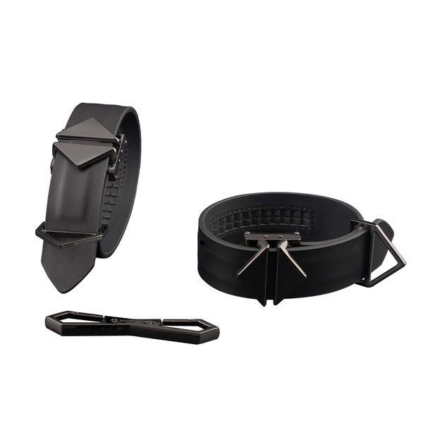 Наручники LOCKINK черные для рук и ног, комплект Wristcuffs/Anklecuffs SO-SX0837 фото