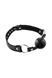Кляп Fetish Tentation из натуральной кожи с силиконовым мячиком черный SO-SX1101 фото 1
