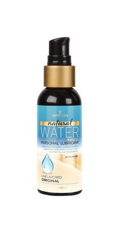 Лубрикант на водной основе Sensuva Natural Water-Based 57 мл, без глицерина и парабенов, для комфортной интимной близости SO-SO3218 фото