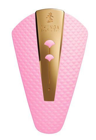 Кліторальний вібратор Shunga Obi Light Pink, водонепроникний, 10 режимів вібрації, силікон SO-SO6898 фото