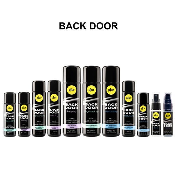 Анальна змазка pjur BACK DOOR Moisturising 250 мл, на водній основі з гіалуроном для тривалого ковзання SO-PJ11780 фото