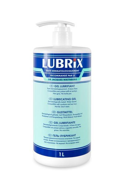 Лубрикант на водній основі Lubrix 1 л без парабенів для природної змазки SO-SO8976 фото
