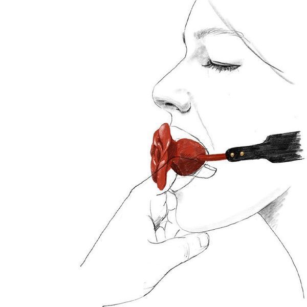 Розкішний кляп у вигляді троянди Zalo - Rose Ball Gag, еко-шкіра, силікон, подвійне використання SO-SO6690 фото