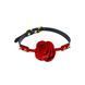Розкішний кляп у вигляді троянди Zalo - Rose Ball Gag, еко-шкіра, силікон, подвійне використання SO-SO6690 фото 1