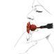 Розкішний кляп у вигляді троянди Zalo - Rose Ball Gag, еко-шкіра, силікон, подвійне використання SO-SO6690 фото 5