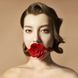 Розкішний кляп у вигляді троянди Zalo - Rose Ball Gag, еко-шкіра, силікон, подвійне використання SO-SO6690 фото 6