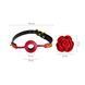 Розкішний кляп у вигляді троянди Zalo - Rose Ball Gag, еко-шкіра, силікон, подвійне використання SO-SO6690 фото 2