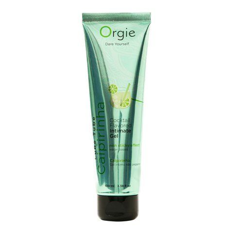 Лубрикант Orgie Lube Tube Cocktail Caipirinha 100 мл, водний, їстівний, з кисло-солодким смаком SO-SX1513 фото