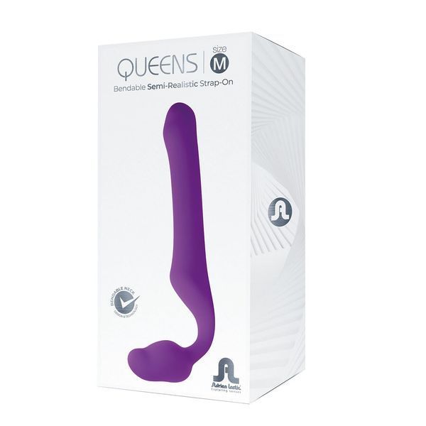 Безремневой страпон Adrien Lastic Queens M, 3,4 см, для вагинальной стимуляции, регулируемый изгиб SO-SO6333 фото