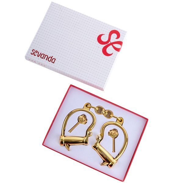 Наручники LOCKINK Love-slave Handcuffs, регулируемые, из безопасного материала SO-SX0897 фото