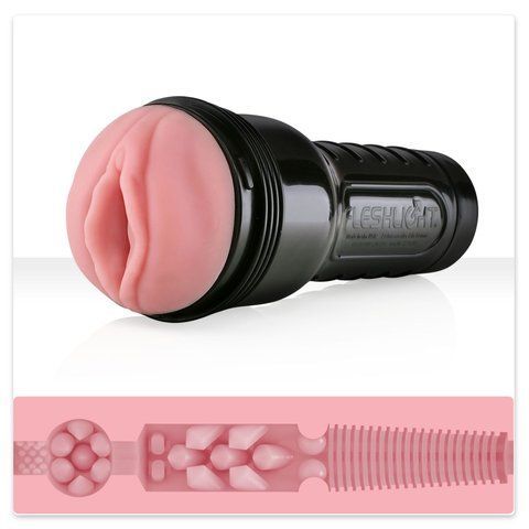 Мастурбатор-вагіна Fleshlight Pink Lady Destroya з новою текстурою та ергономічним корпусом з SuperSkin SO-SO6141 фото